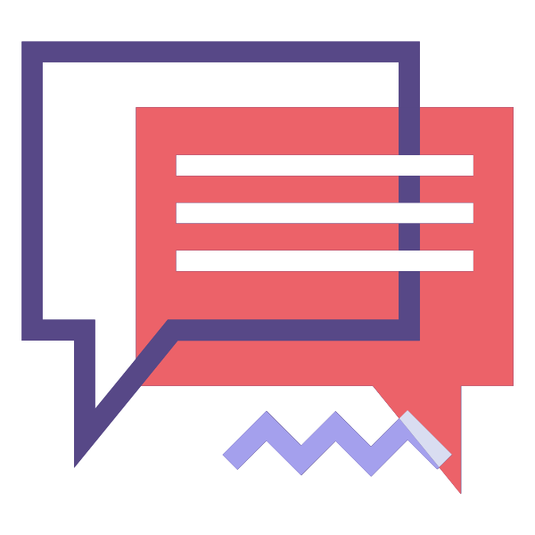 Vector of Conversation Bubbles